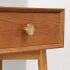 Möbelknopf aus Messing verziert Knober Studio für Kommoden und Türen