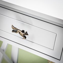 Tier-Knäufe aus Eisen | Möbelknöpfe im...