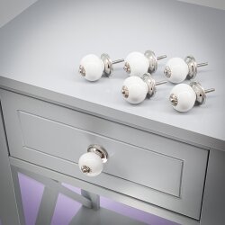 6er Set Keramik Möbelknöpfe Knober –...